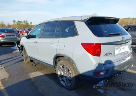 2022 Honda Passport 2Wd Ex-L z USA, uszkodzony, nr VIN 5FNYF7H58NB000122